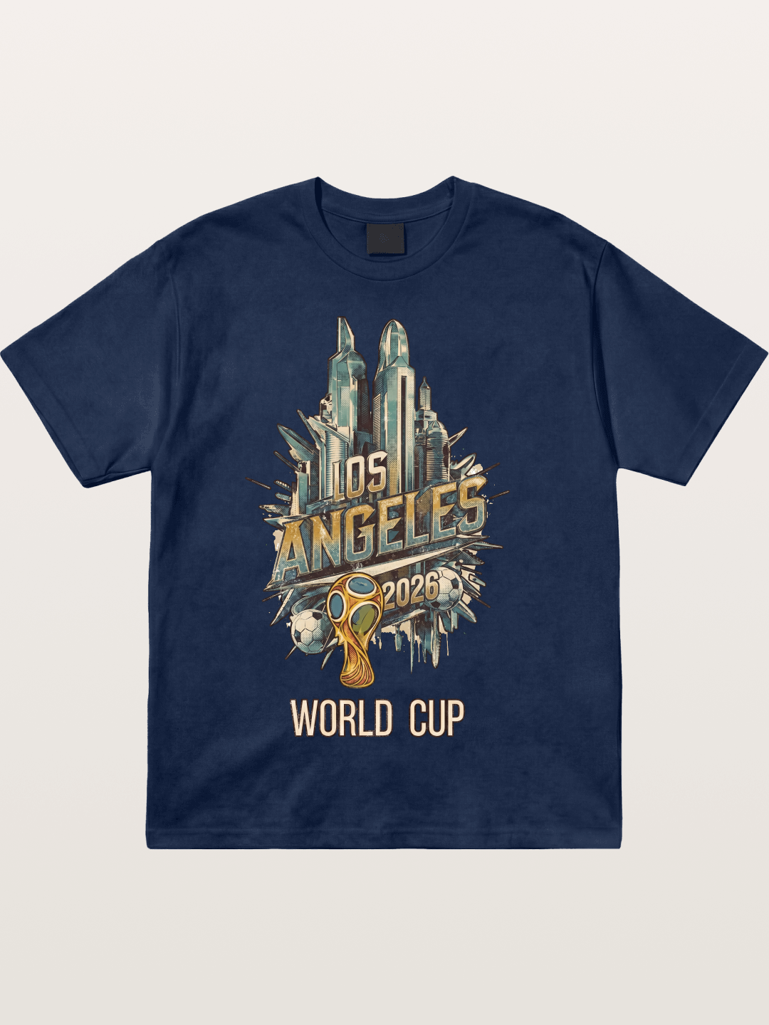 LA World Cup 2026 Emblem Cotton T-shirt