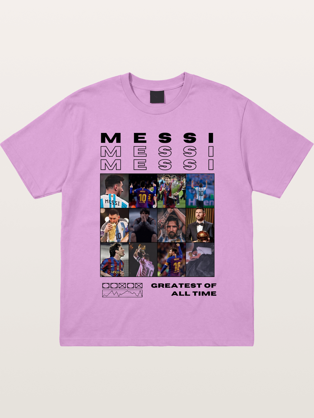 Messi Greatest of All Time Montage Gildan T-shirt