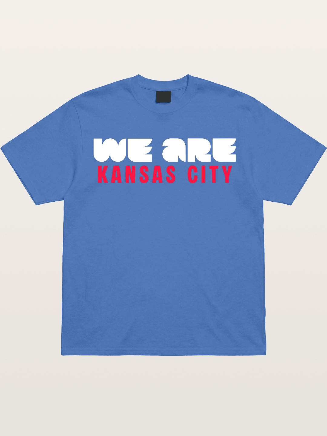Kansas City Red Block Letters Gildan T-shirt