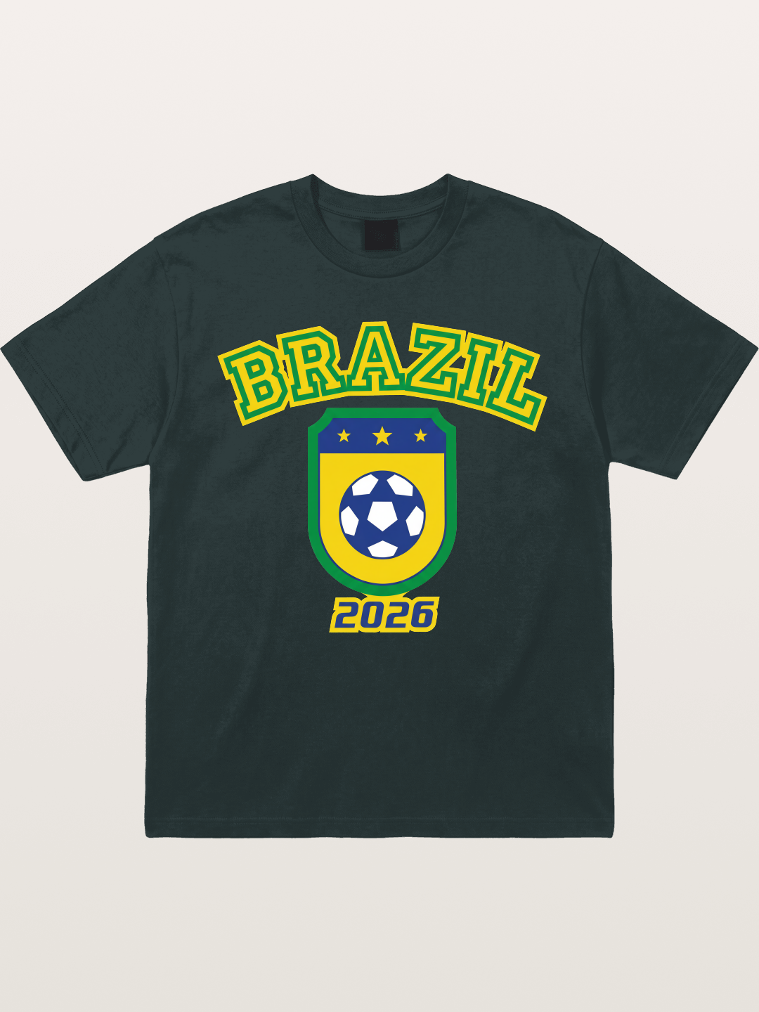 Brazil 2026 World Cup Crest Gildan T-shirt