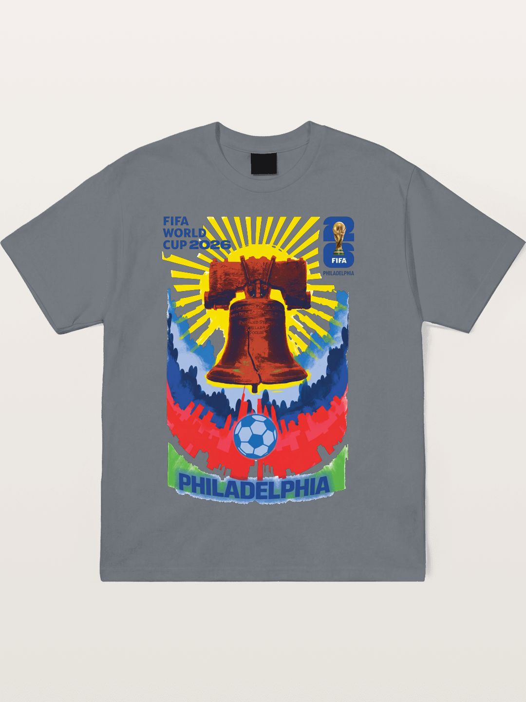 Philadelphia WC 2026 Liberty Bell Cotton T-shirt