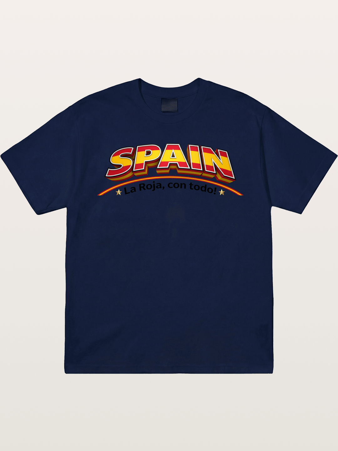 Spain Retro Team Logo WC Gildan T-shirt