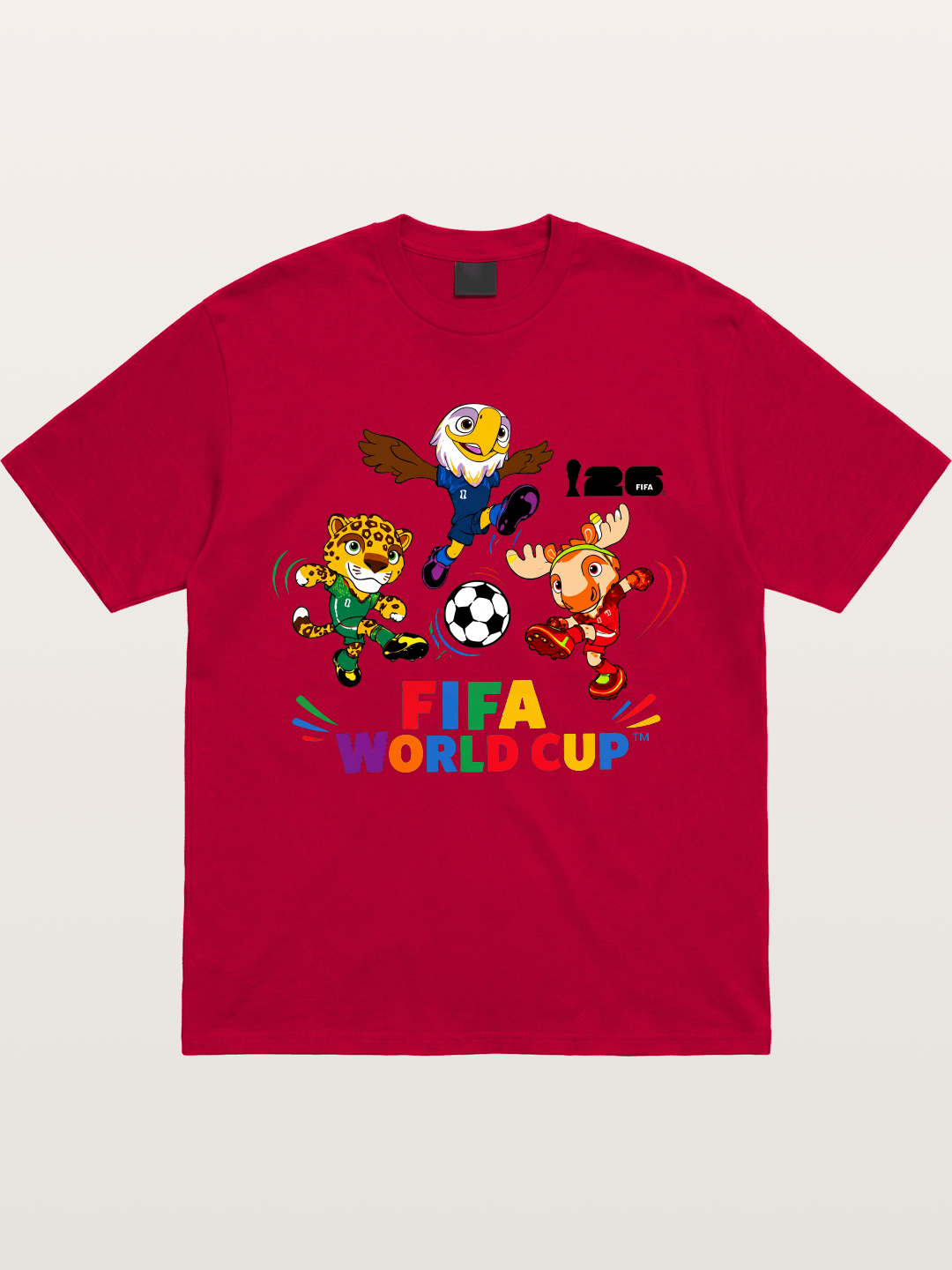 FIFA World Cup Mascots Print Gildan T-shirt