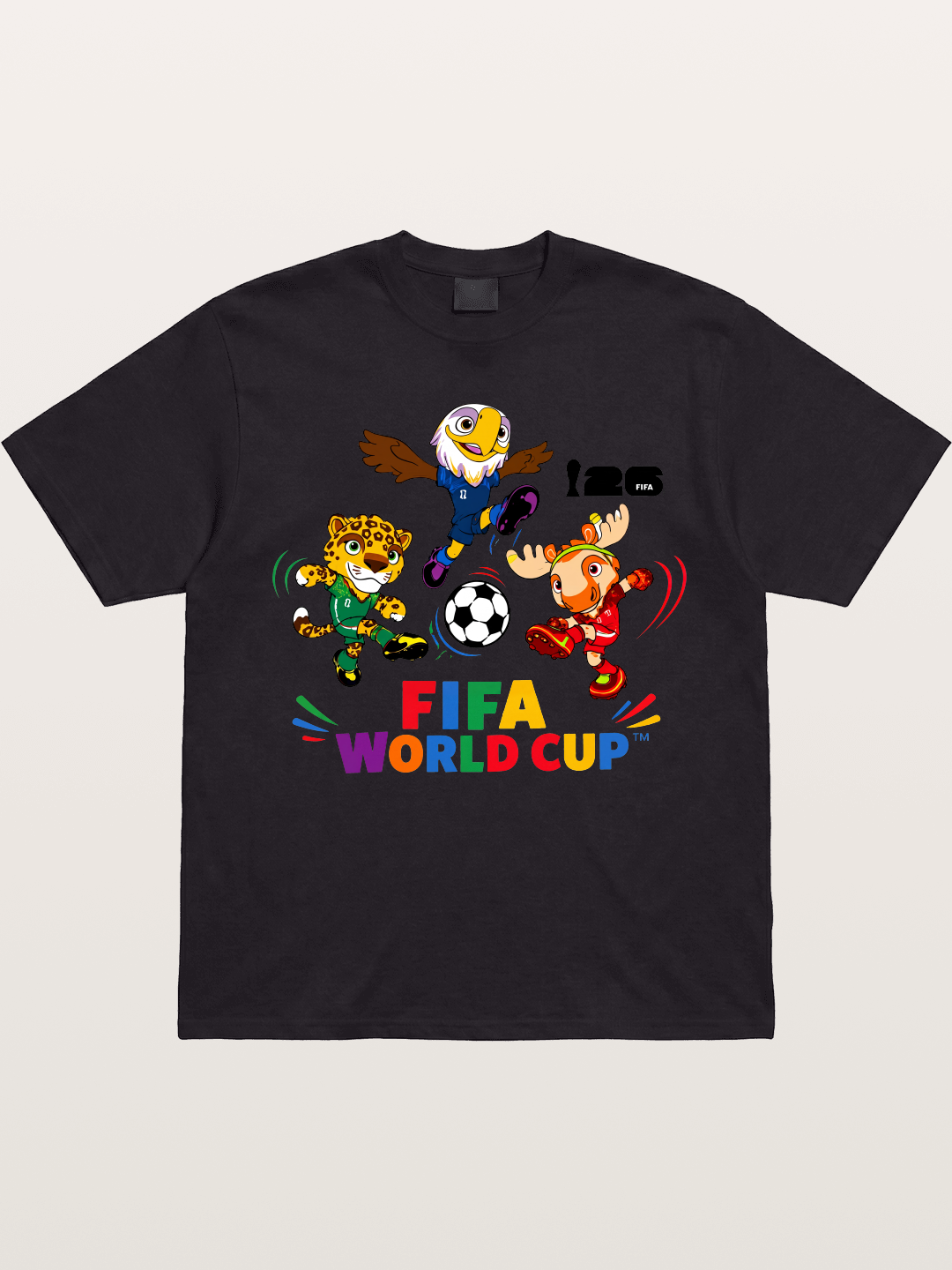 FIFA World Cup Mascots Print Gildan T-shirt