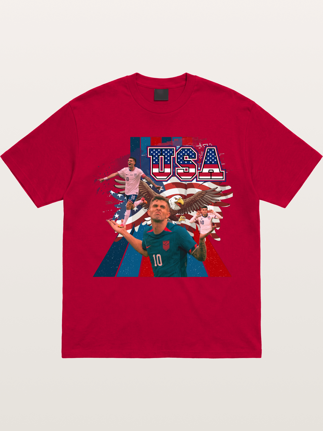 US Soccer Eagles And Two National Stars Gildan T-shirt