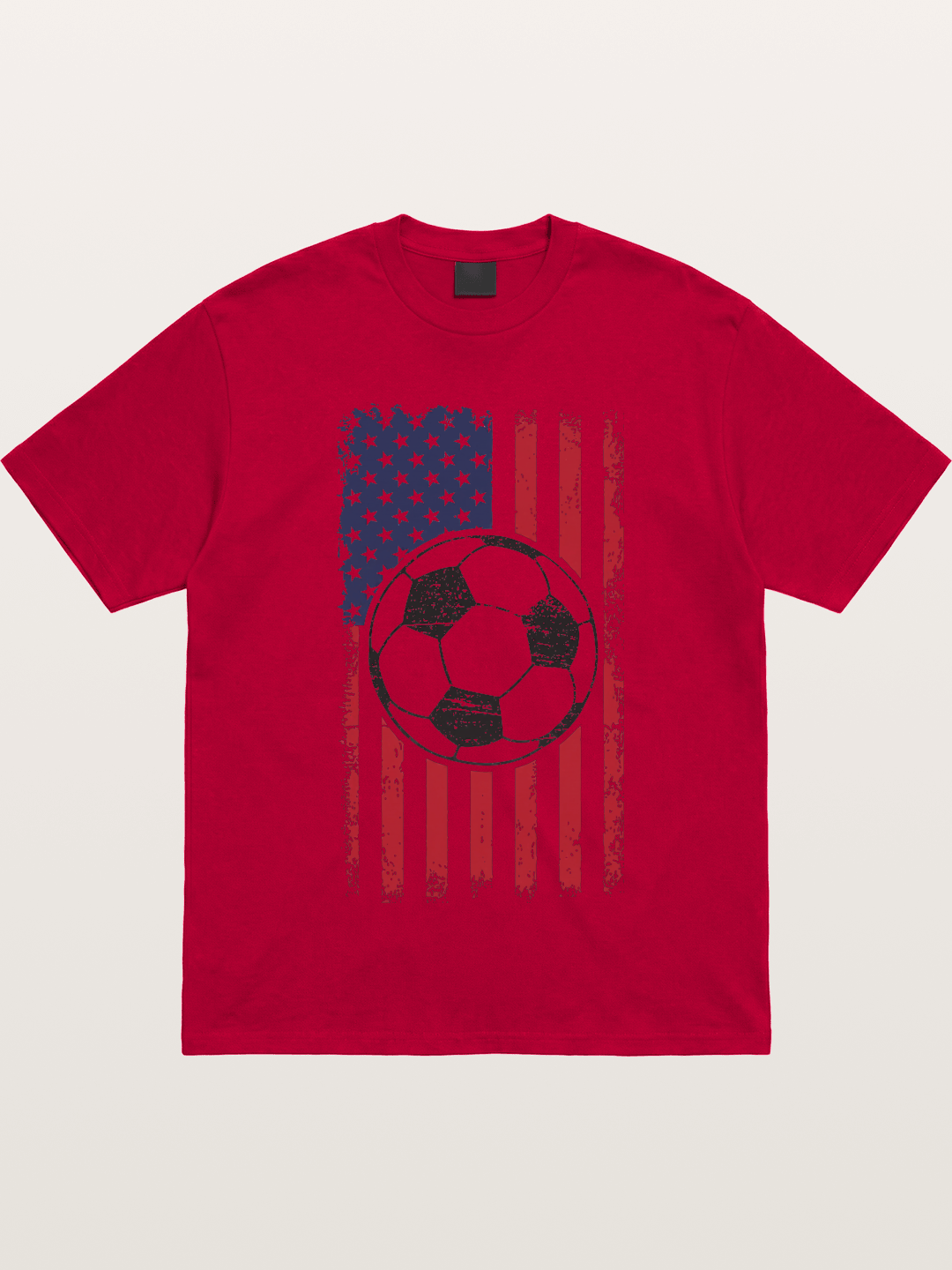 USA Flag Soccer Ball 2026 Vintage Gildan T-shirt