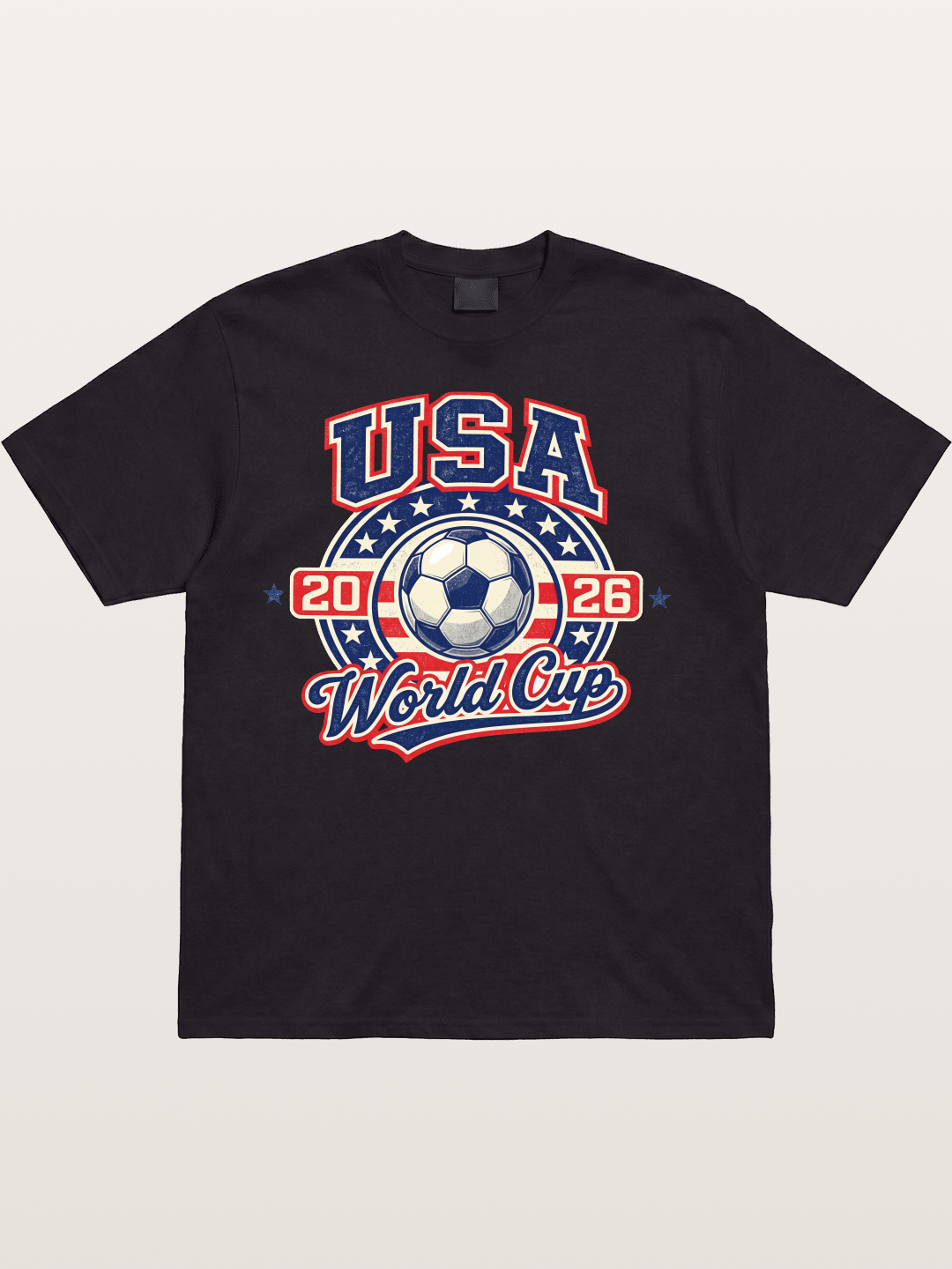 USA World Cup 2026 Retro Badge Cotton T-shirt