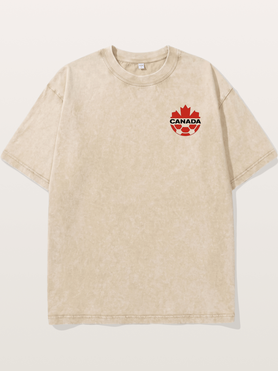 Canada Soccer Maple Leaf Logo Washed T-shirt