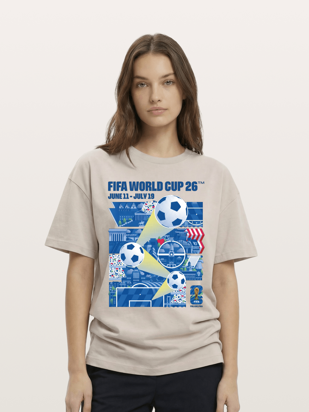 2026 WC Schedule & Landmarks Cotton T-shirt