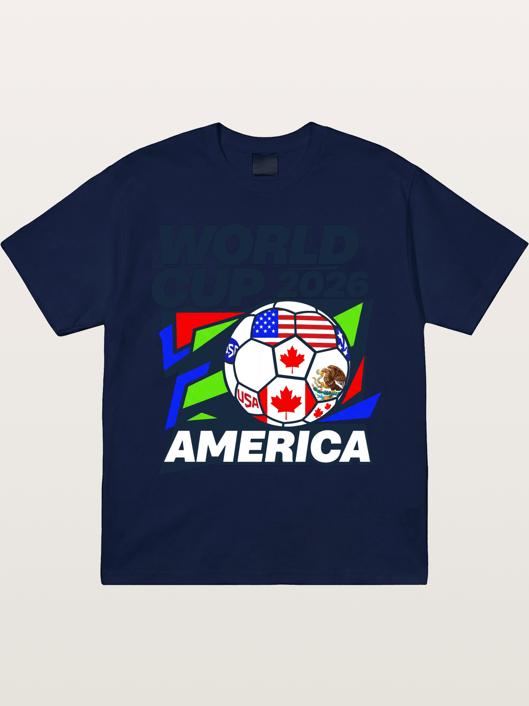 World Cup 2026 America Geometric Gildan T-shirt