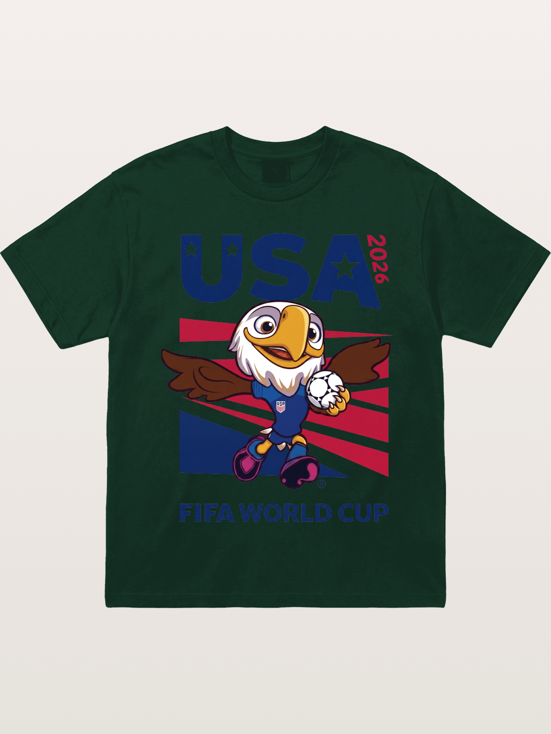 USA Eagle Mascot World Cup Gildan T-shirt