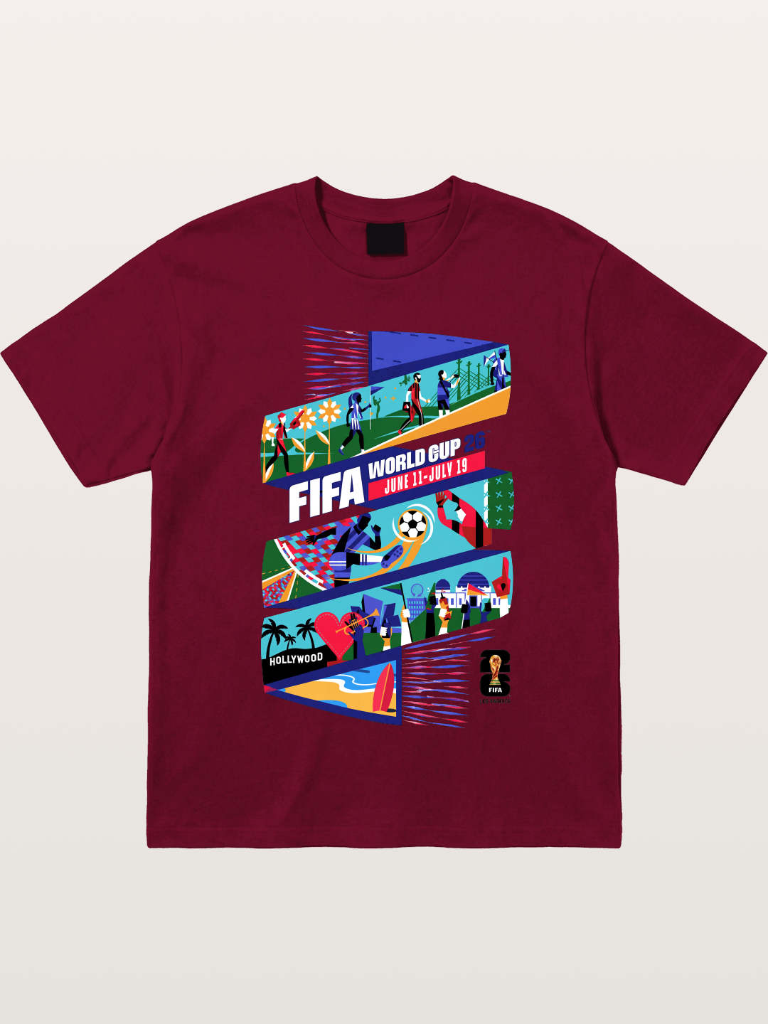 FIFA 2026 LA WC Poster Gildan T-shirt