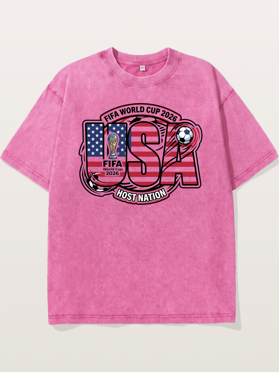 USA 2026 World Cup Typography Washed T-shirt