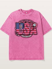 USA 2026 World Cup Typography Washed T-shirt