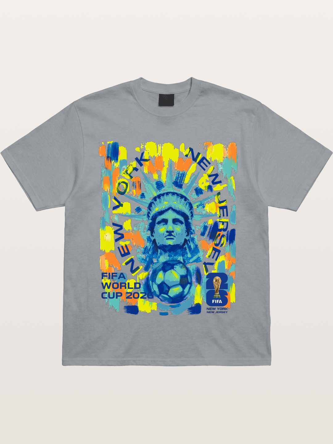 NY NJ WC 2026 Statue of Liberty Art Gildan T-shirt