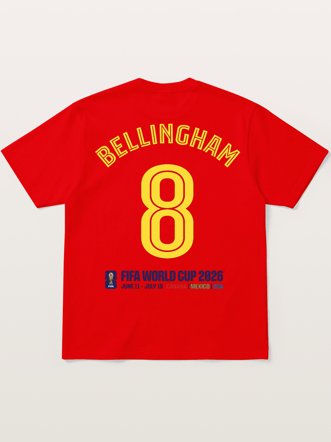 Bellingham 8 World Cup 2026 Soft-Stay T-shirt