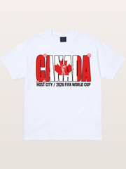 Canada 2026 World Cup Typography Gildan T-shirt