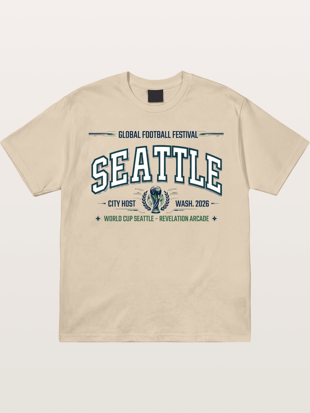 Seattle 2026 WC Host Print Gildan T-shirt