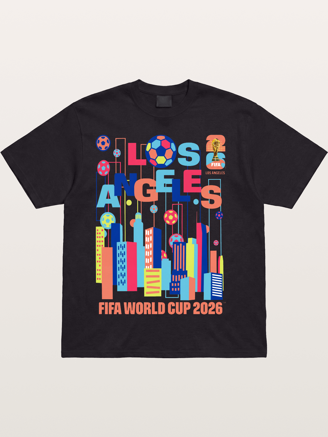 Los Angeles WC 2026 Cityscape Design Cotton T-shirt