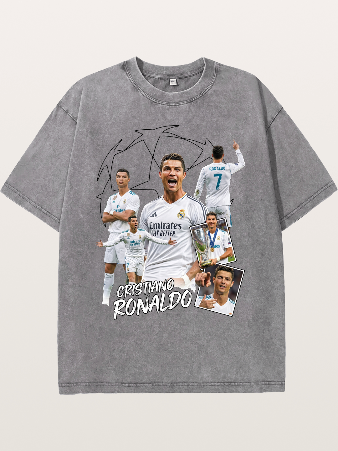 Cristiano Ronaldo Real Madrid Washed T-shirt