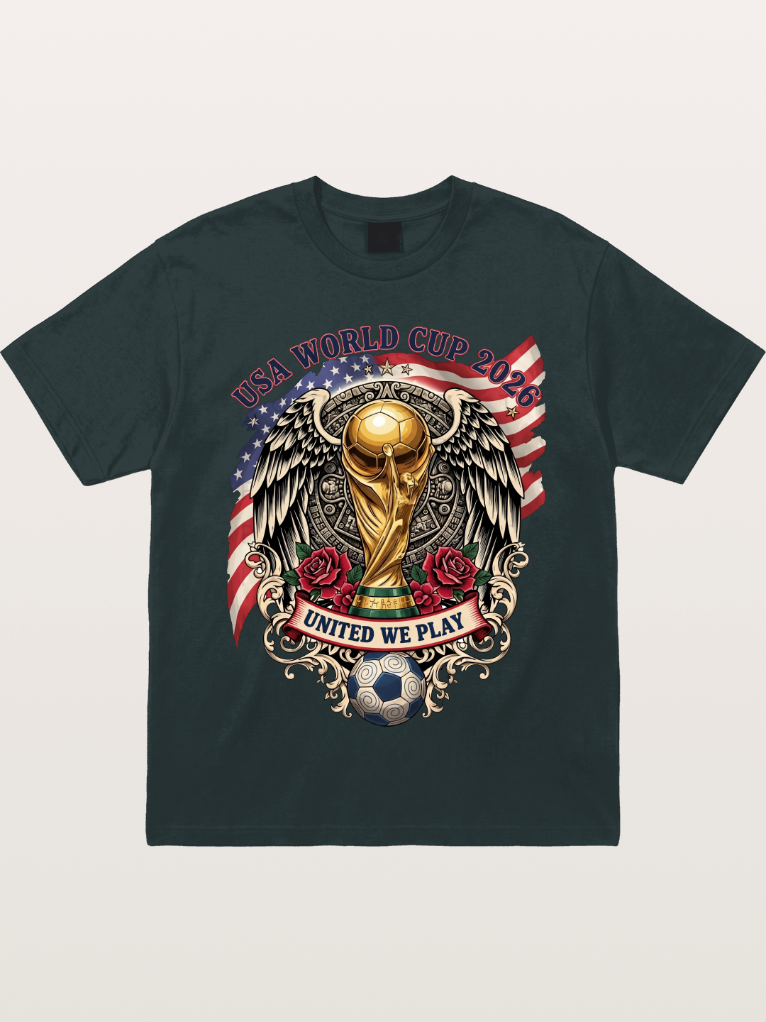 USA 2026 Winged World Cup Trophy Gildan T-shirt