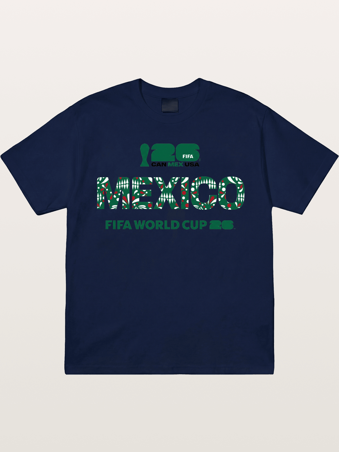 Mexico 2026 Pattern Typography Gildan T-shirt