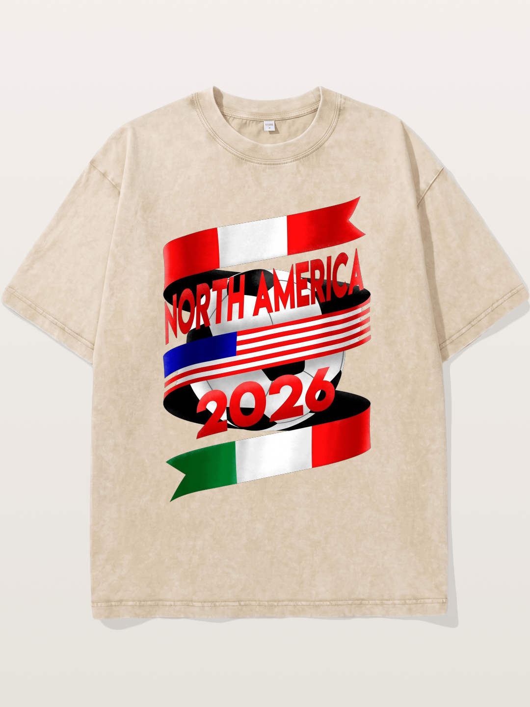 North America 2026 WC Graphic Washed T-shirt