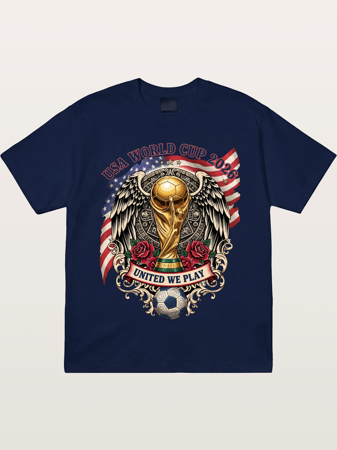 USA 2026 Winged World Cup Trophy Gildan T-shirt