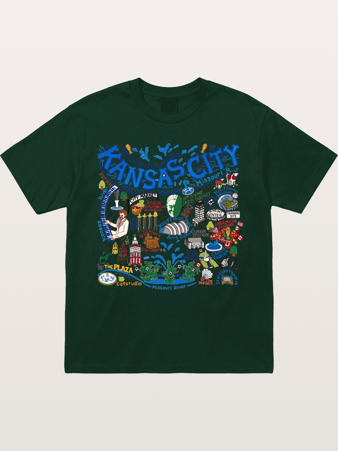 Kansas City World Cup Graphic Gildan T-shirt