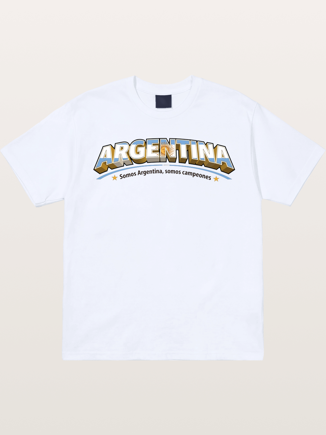 Argentina Retro Team Logo WC Gildan T-shirt