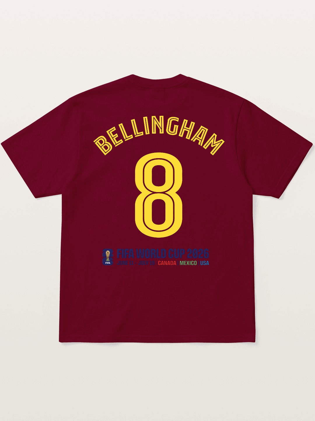 Bellingham 8 World Cup 2026 Gildan T-shirt