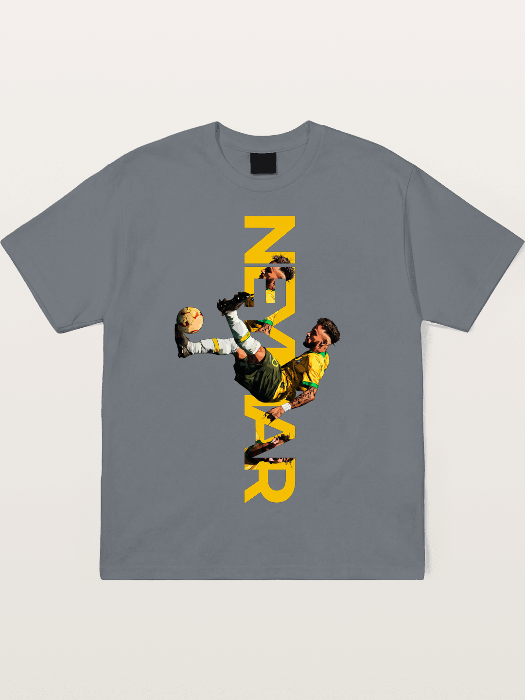 Neymar Brazil Bicycle Kick Cotton T-shirt