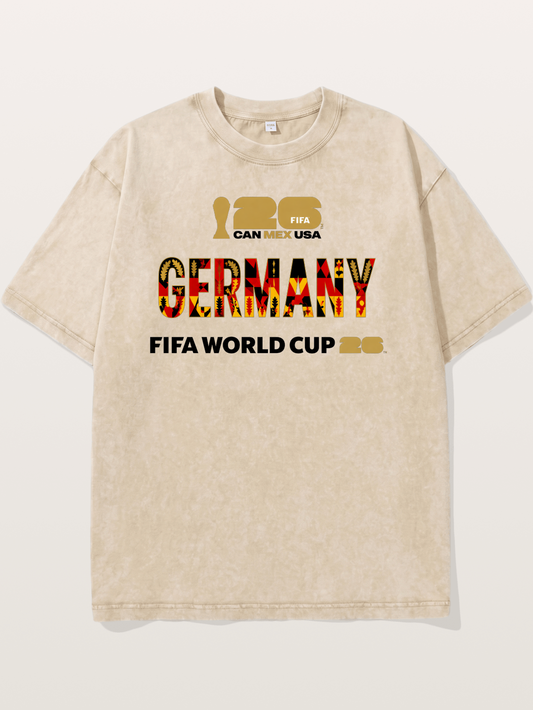 Germany 2026 World Cup Typo Washed T-shirt
