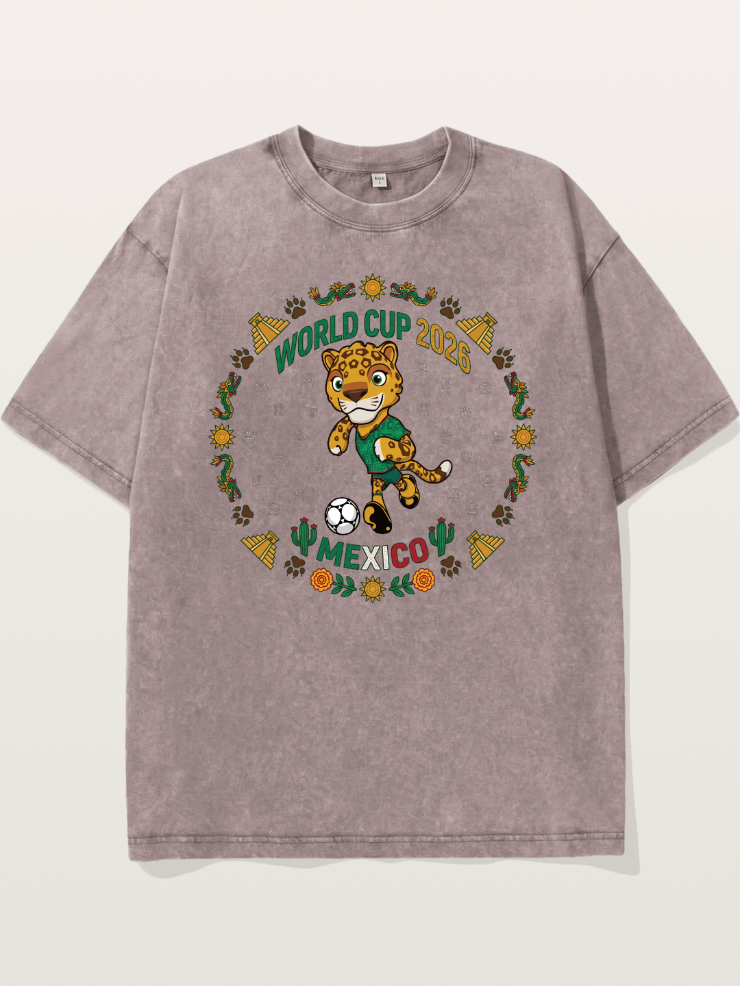 Mexico 2026 World Cup Mascot Washed T-shirt