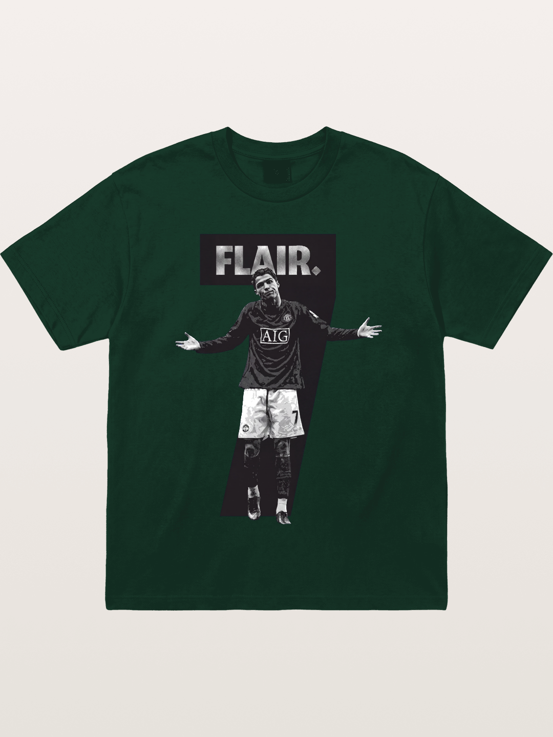Ronaldo Black And White Number 7 Gildan T-shirt