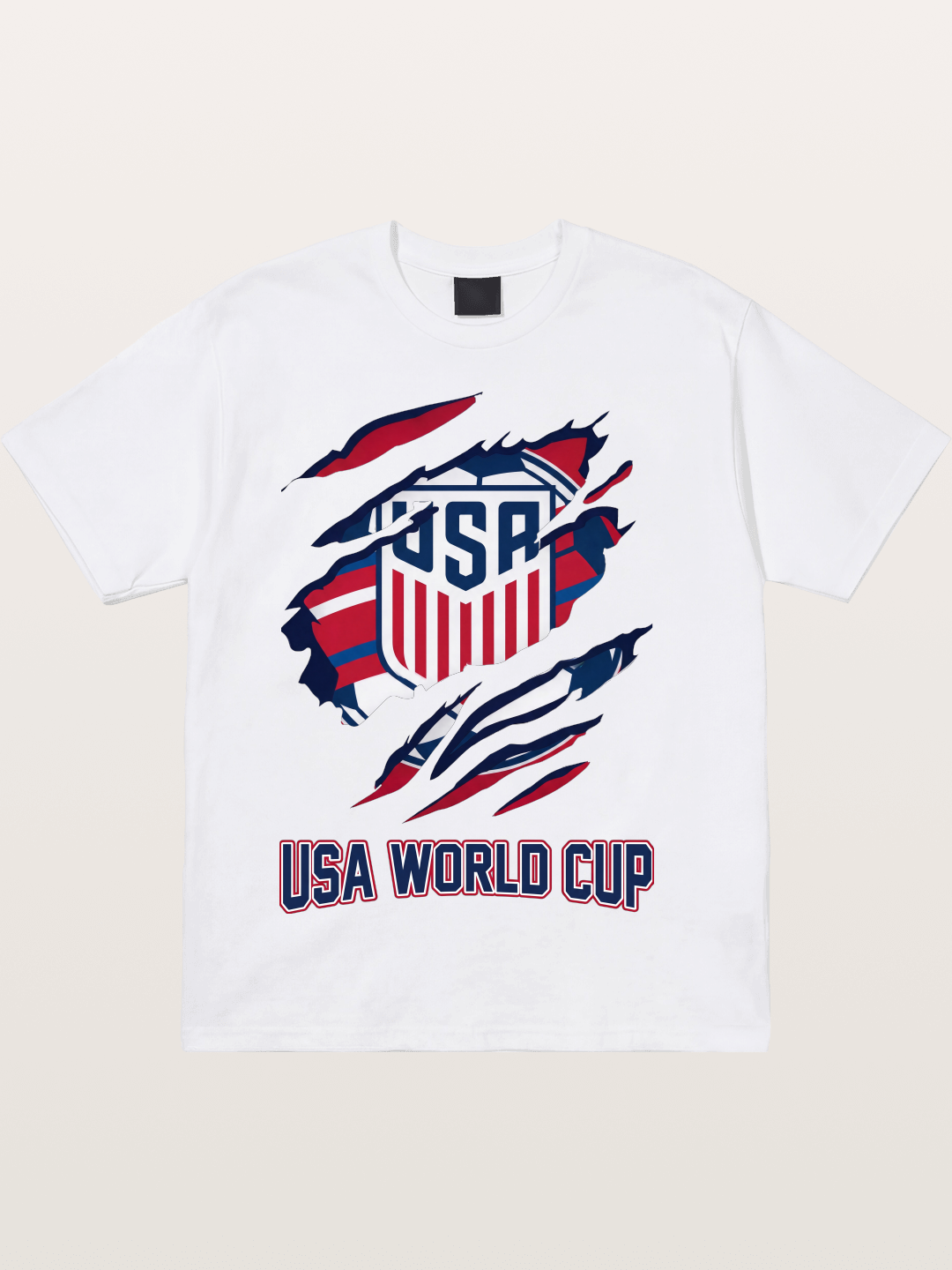 USA World Cup Claw Logo Cotton T-shirt