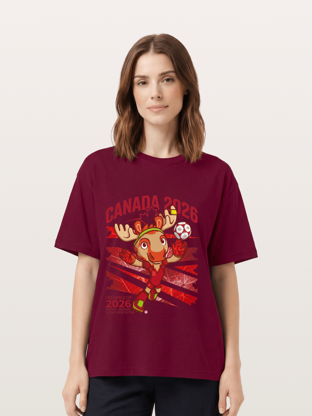Canada 2026 Moose Mascot Gildan T-shirt