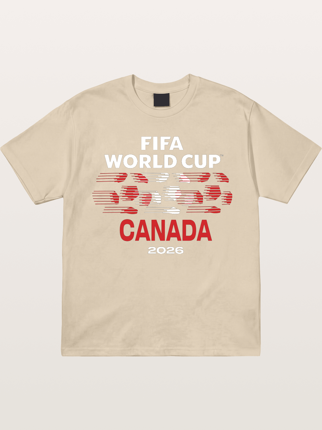 Canada WC 2026 Speed Text Design Gildan T-shirt