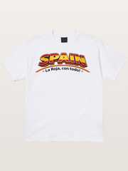 Spain Retro Team Logo WC Cotton T-shirt