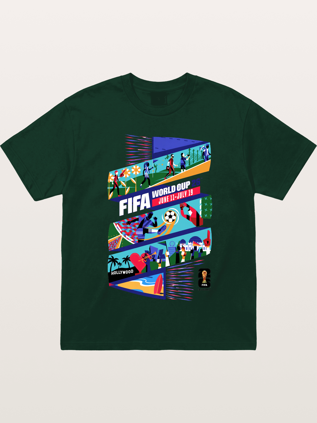 FIFA 2026 LA WC Poster Gildan T-shirt