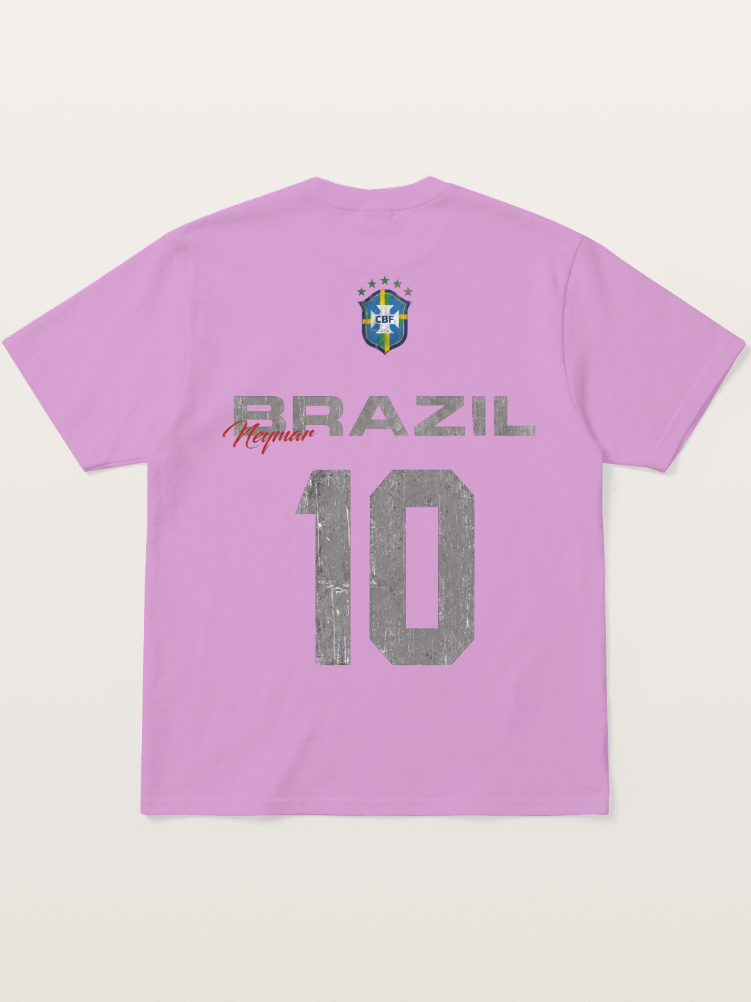 Brazil Neymar 10 Vintage Gildan T-shirt