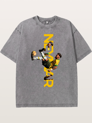 Neymar Brazil Bicycle Kick Washed T-shirt