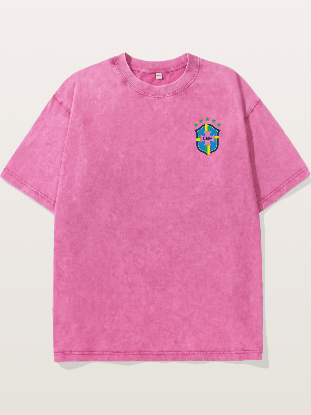 Brazil CBF Five Stars Shield Washed T-shirt