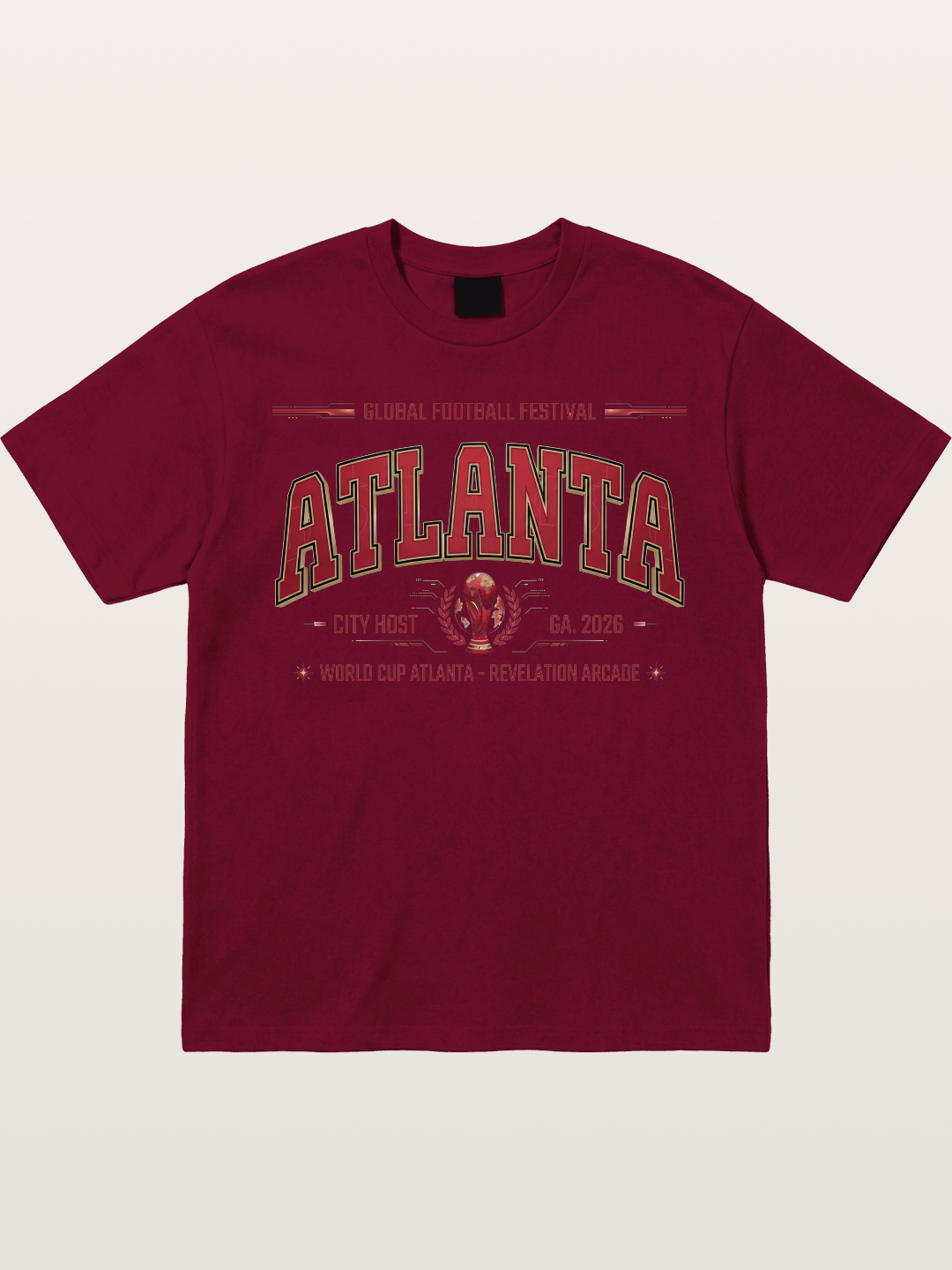 Atlanta 2026 WC Host Sticker Gildan T-shirt