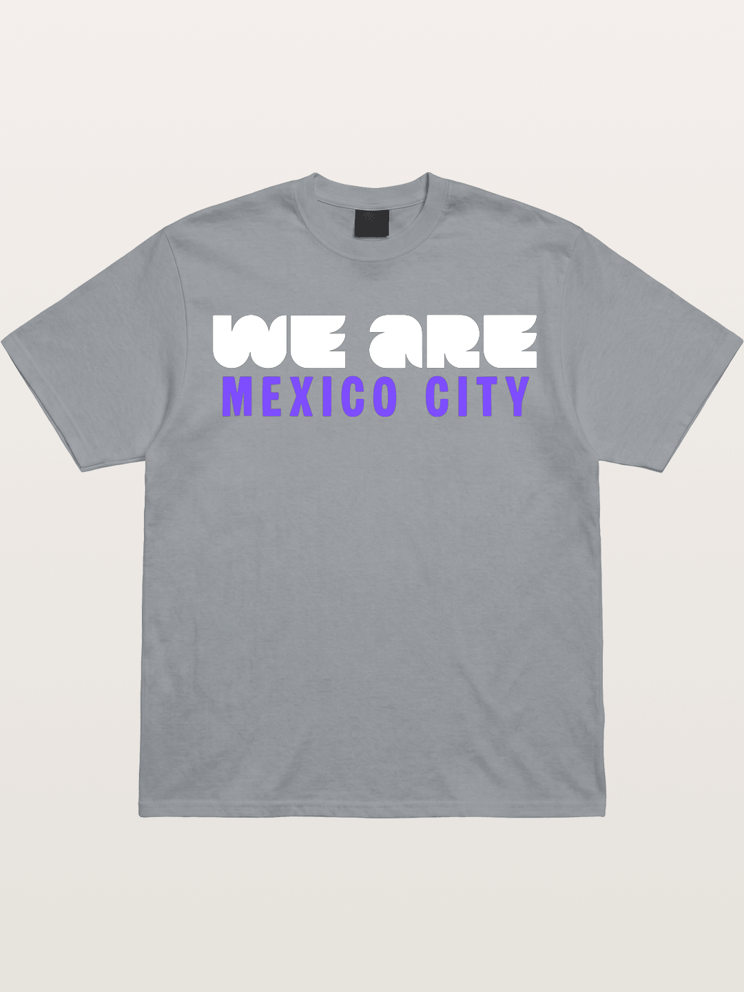 Mexico City Purple Bold Print Gildan T-shirt