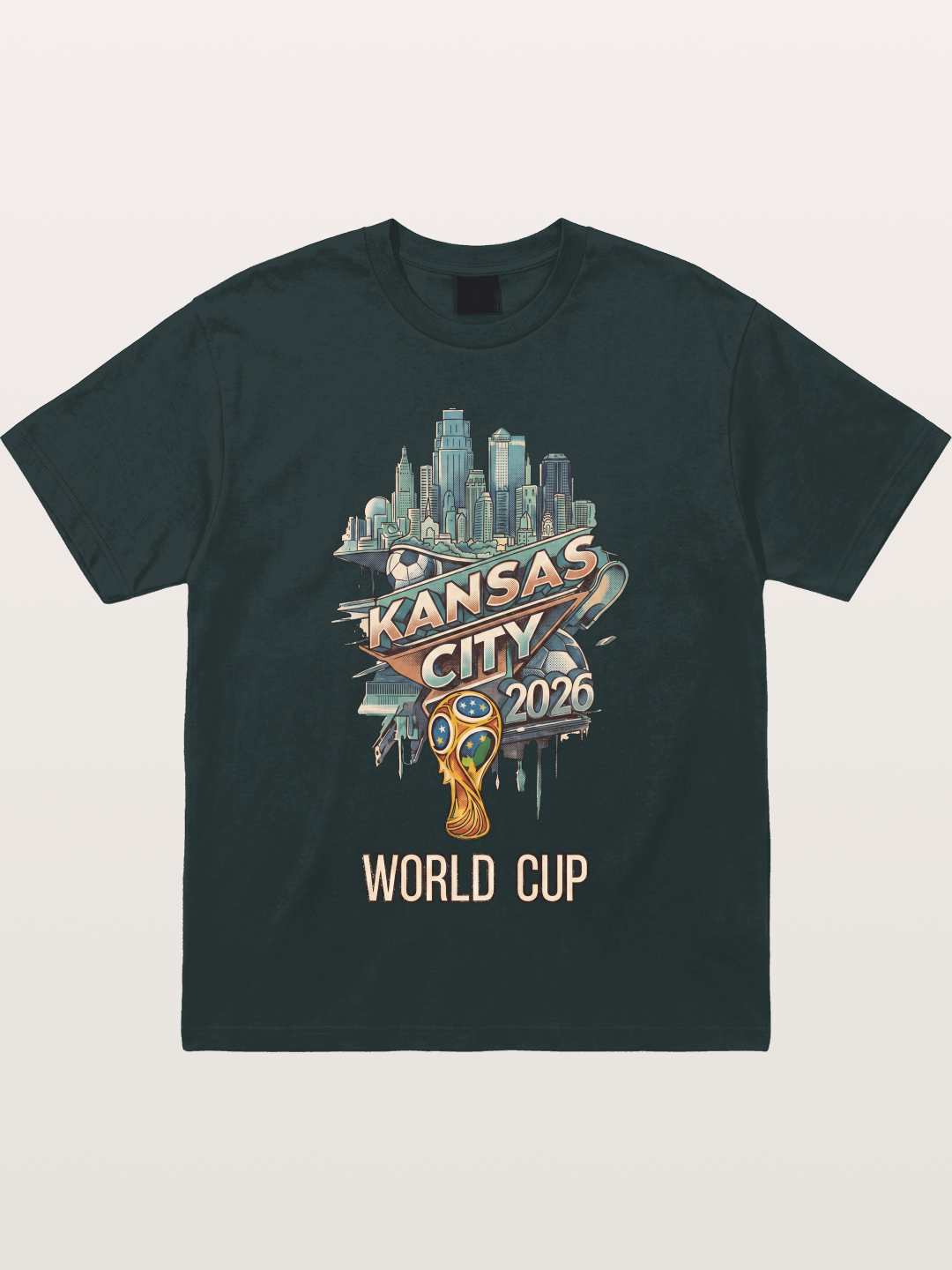 KC World Cup 2026 Emblem Gildan T-shirt