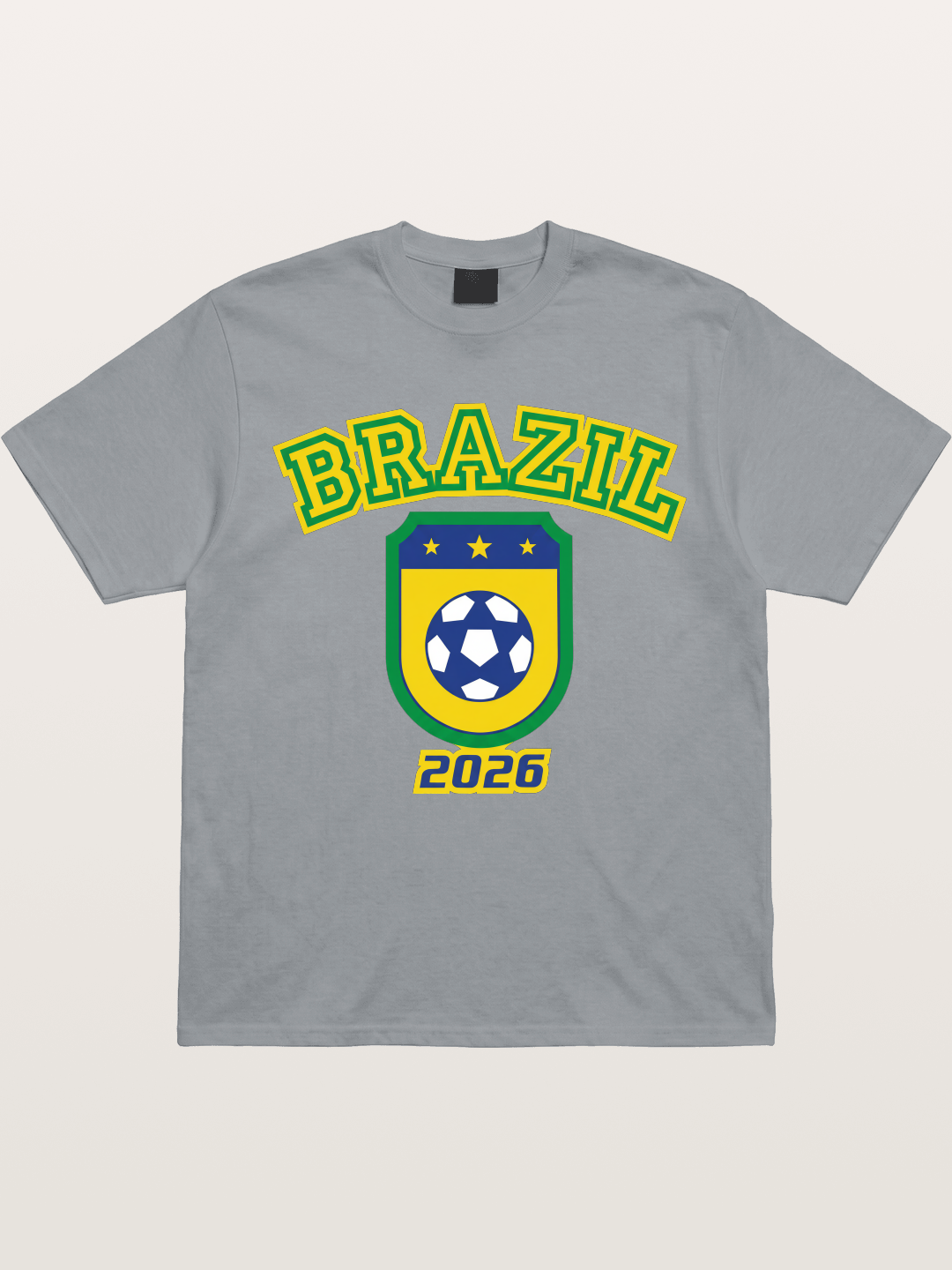 Brazil 2026 World Cup Crest Gildan T-shirt