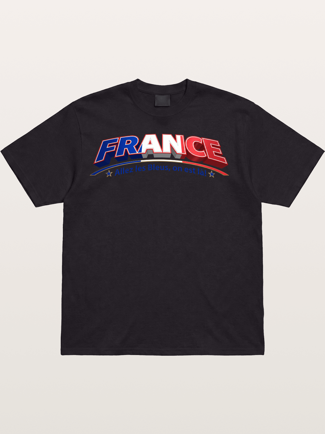 France Retro Team Logo WC Cotton T-shirt