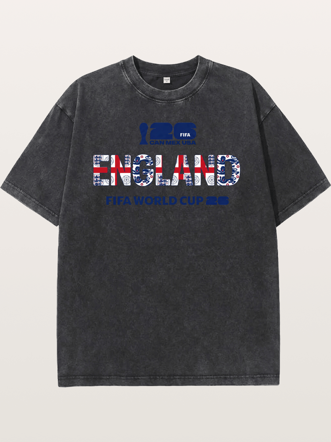 England 2026 World Cup Crest Washed T-shirt