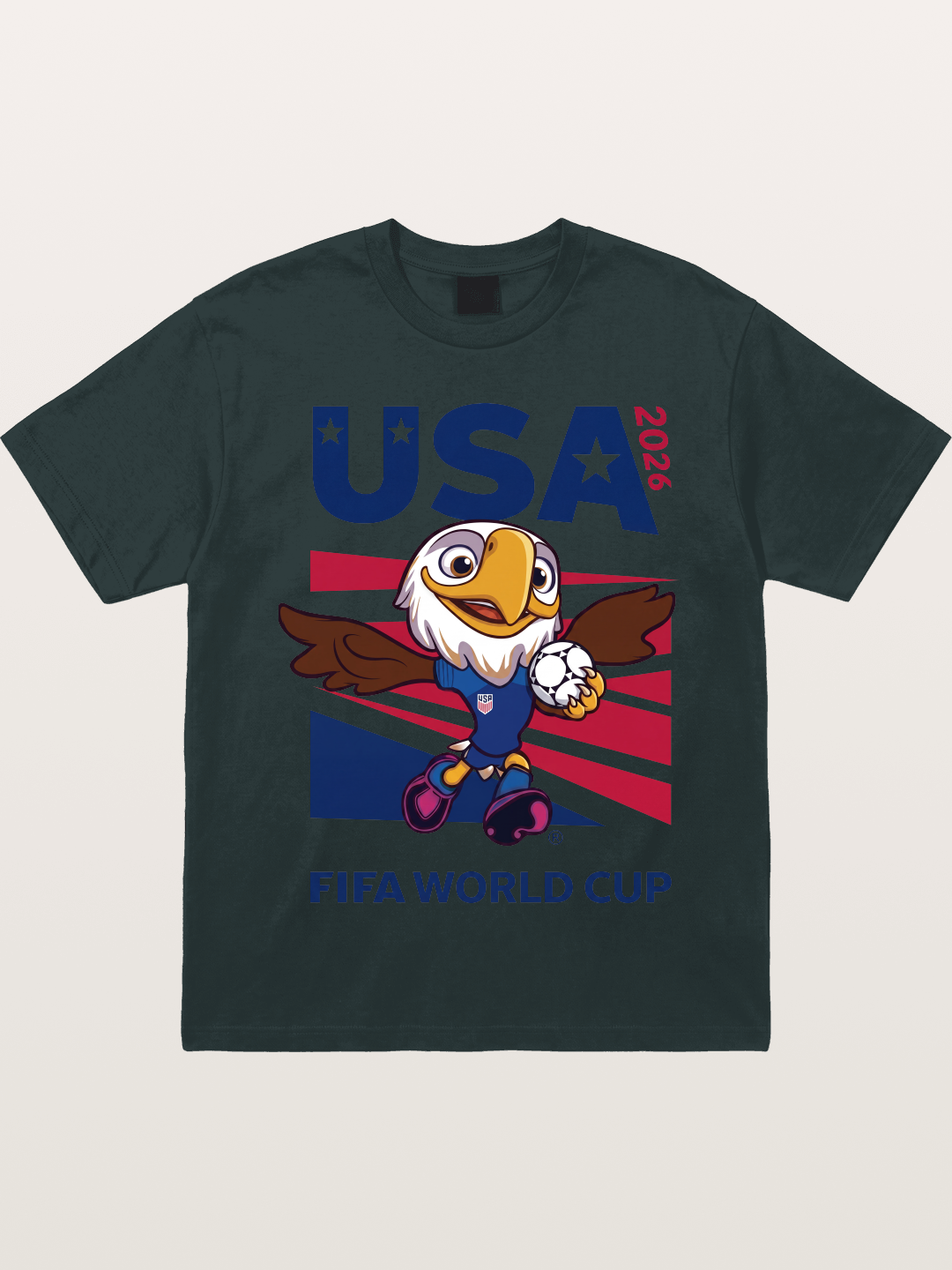 USA Eagle Mascot World Cup Gildan T-shirt